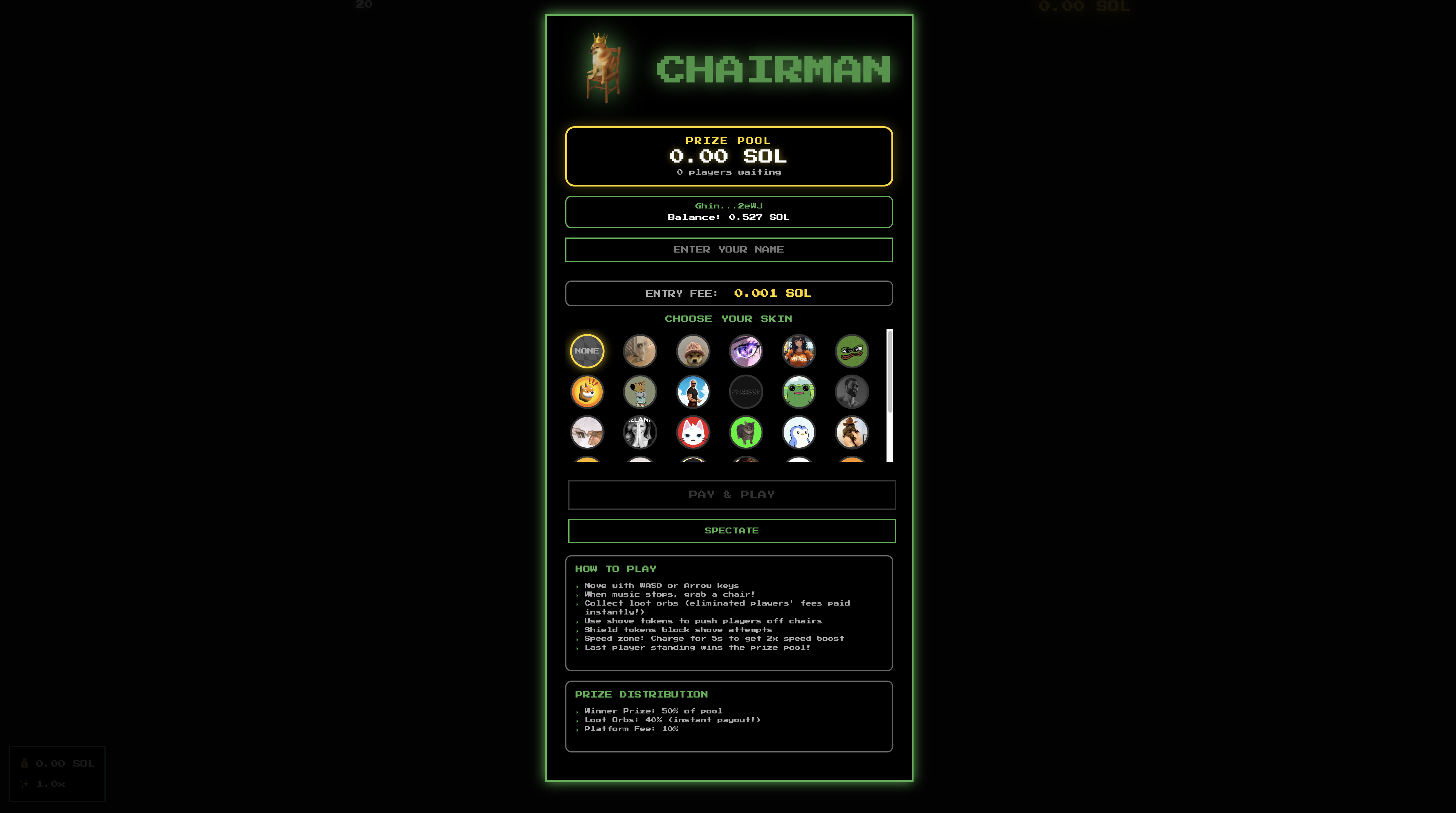 Chairman gameplay screenshot 1